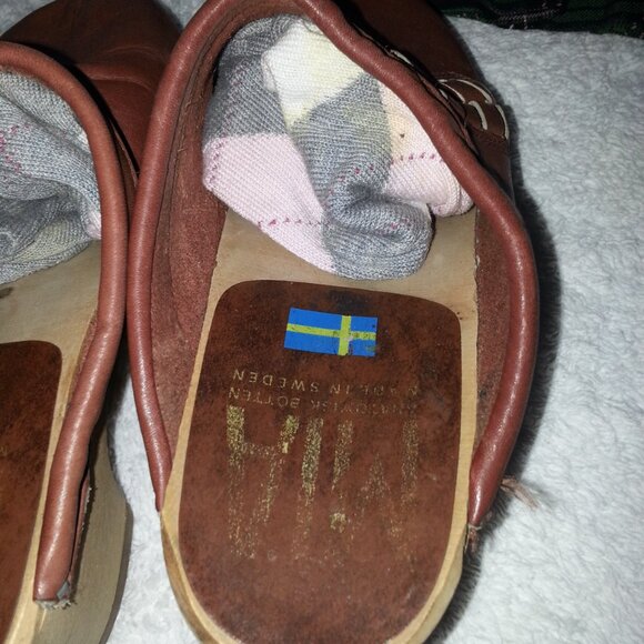 Vintage 1980s MIA Swedish Wood Clogs - Picture 12 of 12